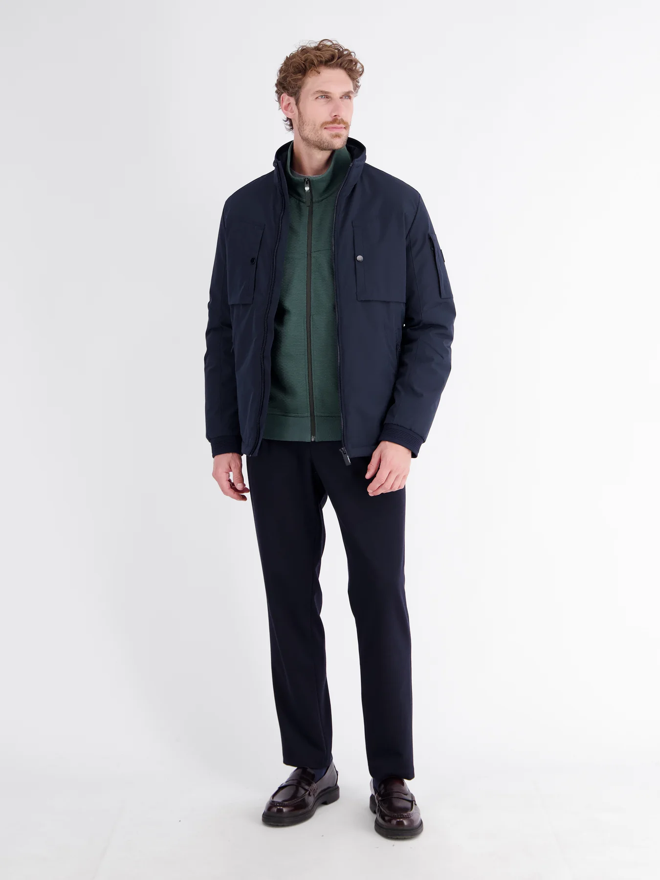 Lerros Sweatvest - Cedar Green