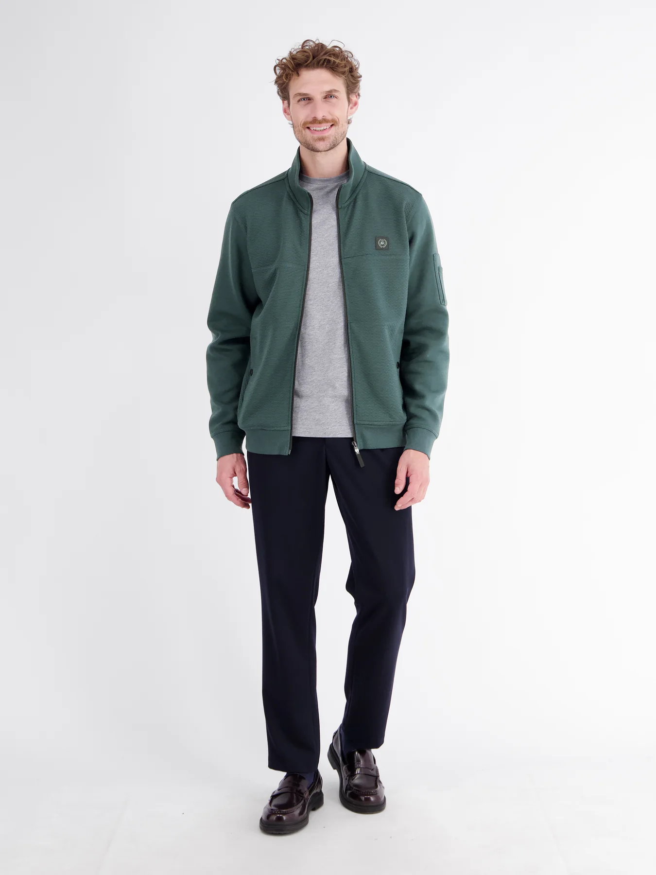 Lerros Sweatvest - Cedar Green