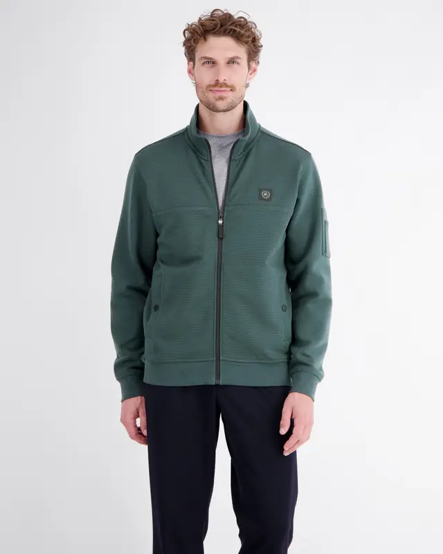 Lerros Sweatvest - Cedar Green