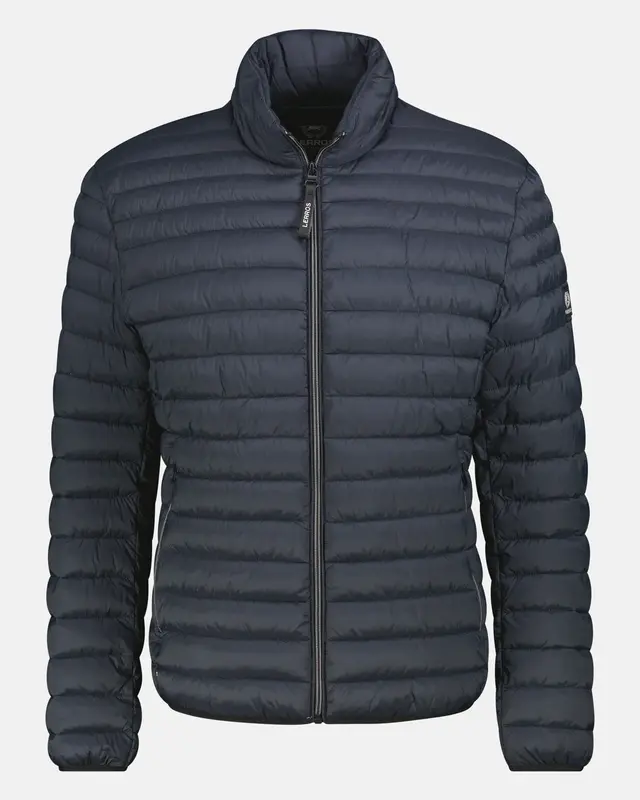 Lerros Quilted Blouson Jacket - Blue Night