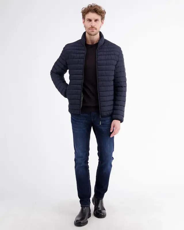 Lerros Doorgestikte Blouson - Blue Night