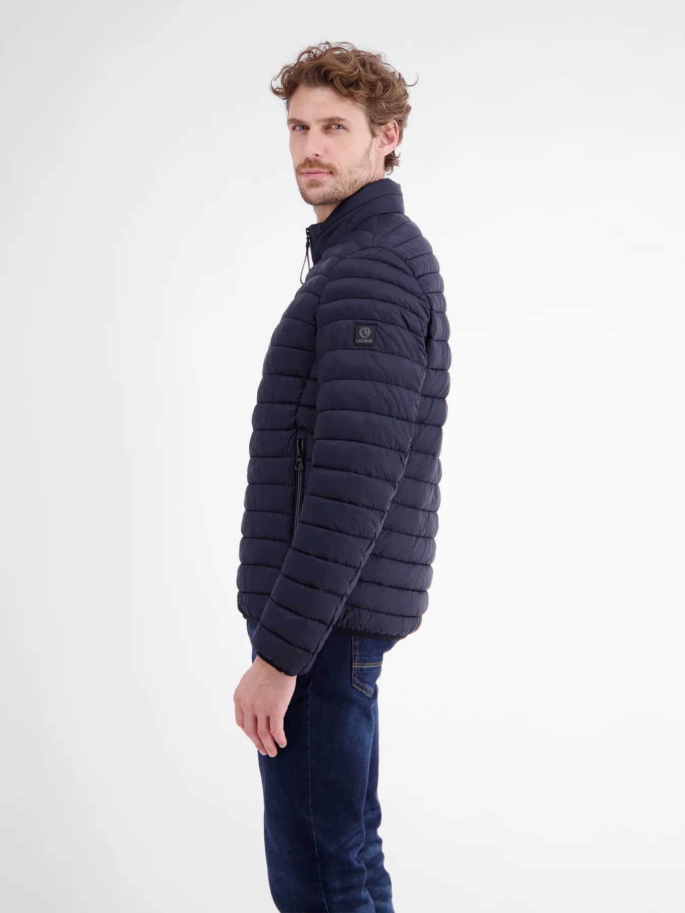 Lerros Doorgestikte Blouson - Blue Night