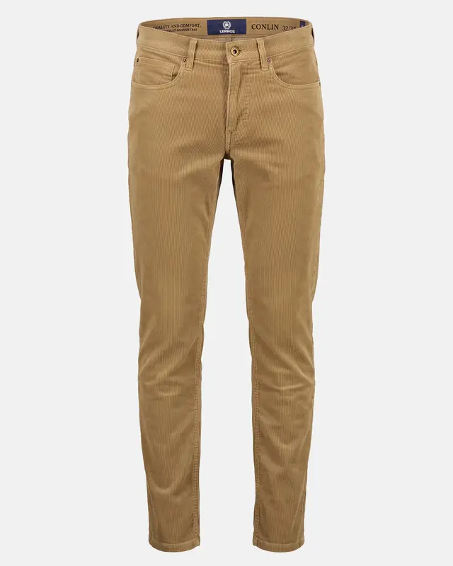 Lerros Corduroy Broek Baxter - Gravel Beige