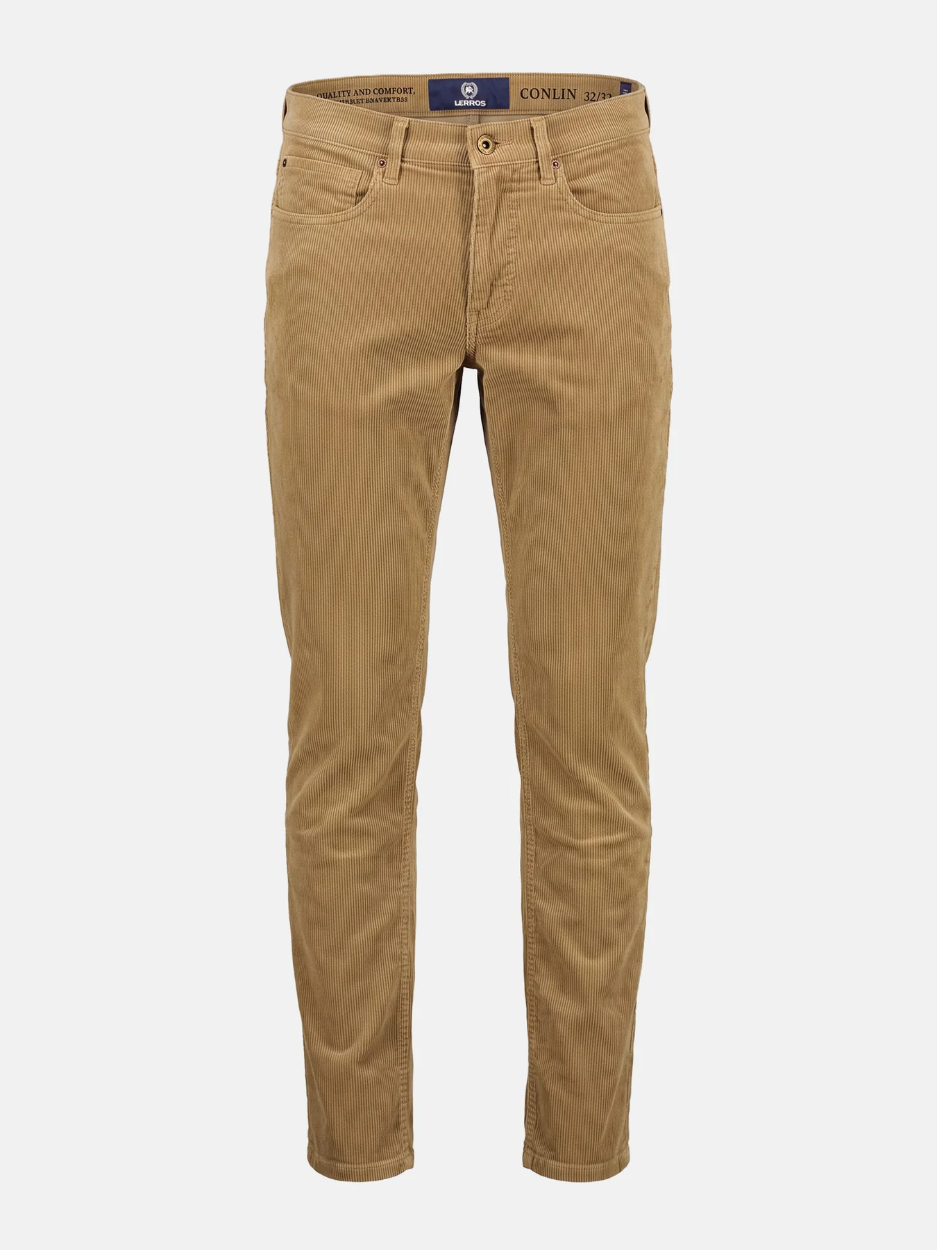 Lerros Corduroy Broek Baxter - Gravel Beige