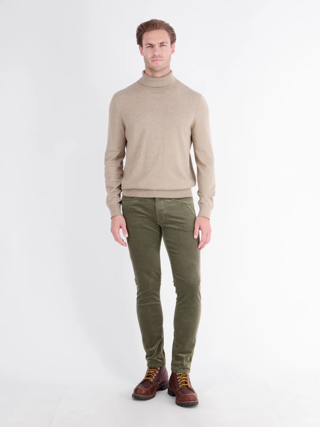 Lerros Corduroy Pants Baxter - Claystone