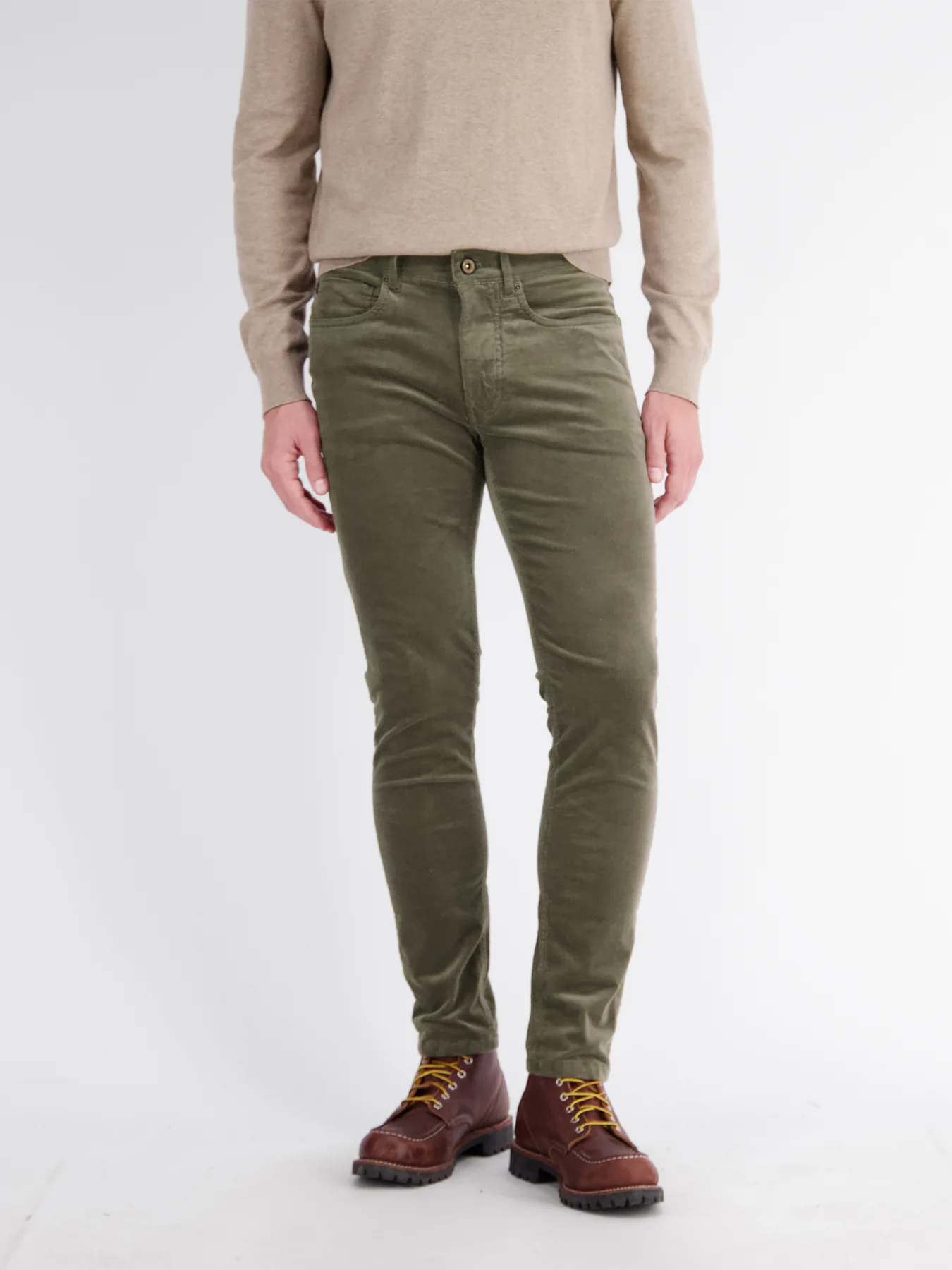 Lerros Cord Hose Baxter - Claystone