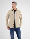 Lerros Wool Look Shirt Jacket - Foam White