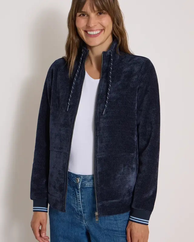 Cecil Corduroy Jacket - Urban Dark Blue