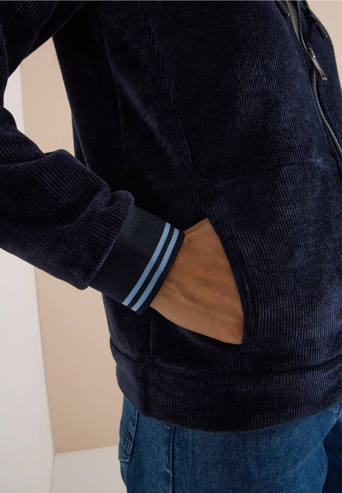 Cecil Corduroy Jacket - Urban Dark Blue