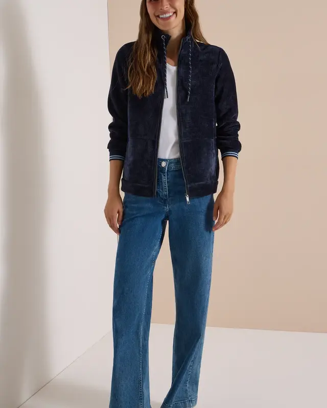 Cecil Cord Jacke - Urban Dark Blue