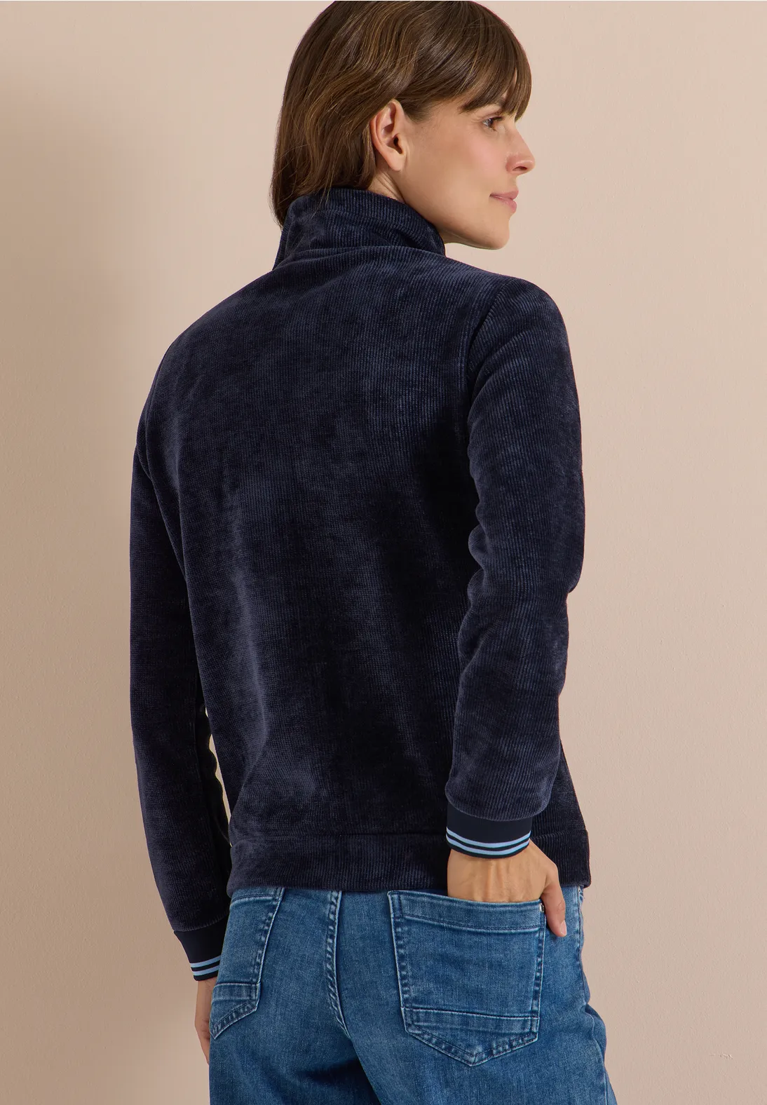 Cecil Cord Jacke - Urban Dark Blue