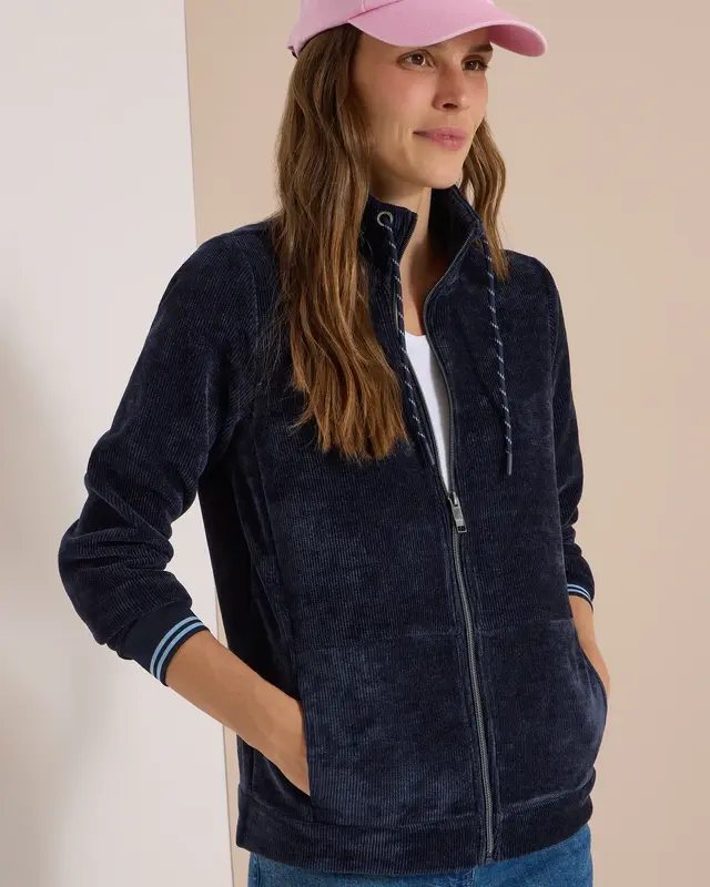 Cecil Corduroy Jacket - Urban Dark Blue