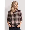Checked Blouse - Sanded Amber