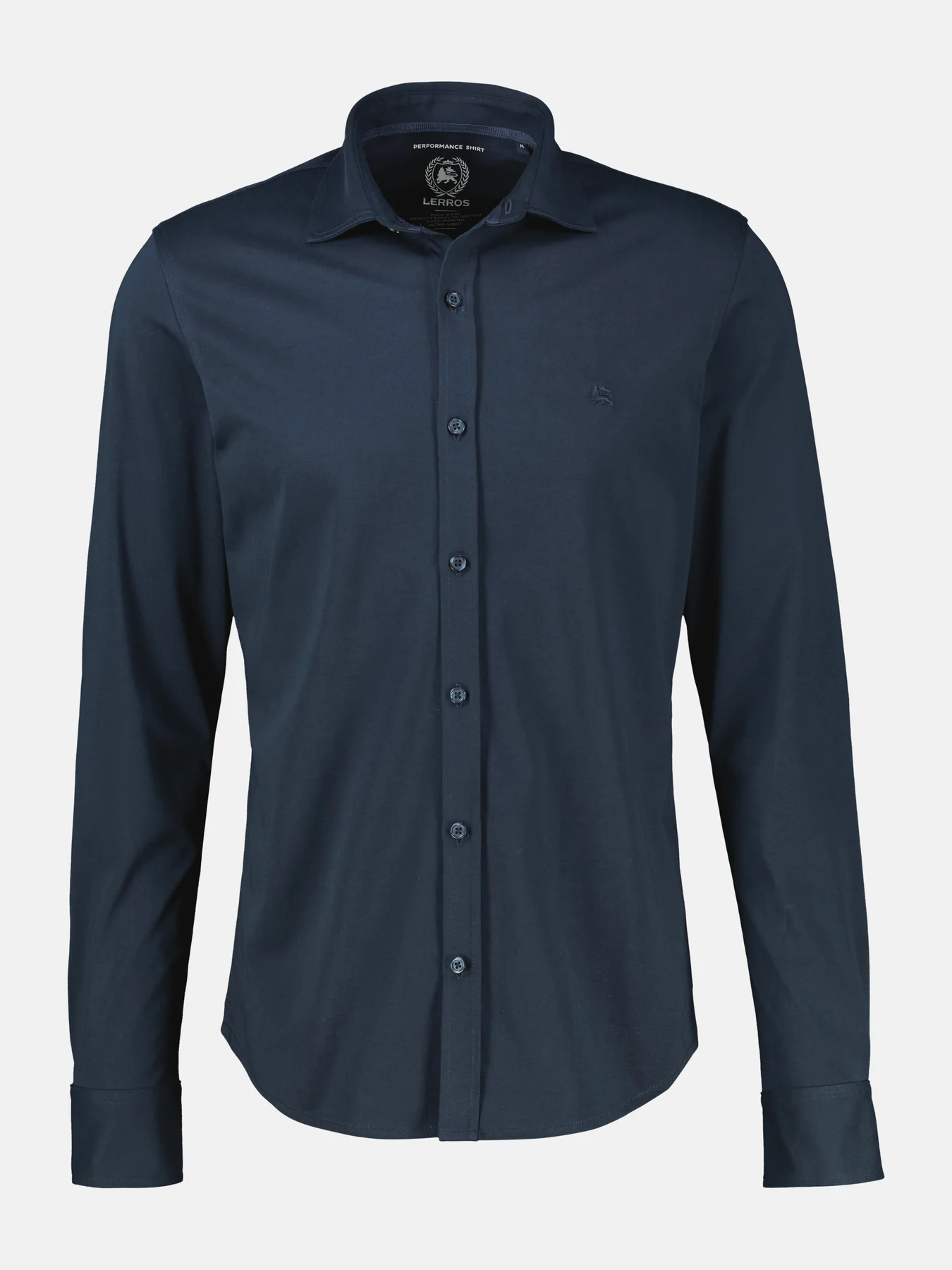 Lerros Cool & Dry Overhemd - Classic Navy