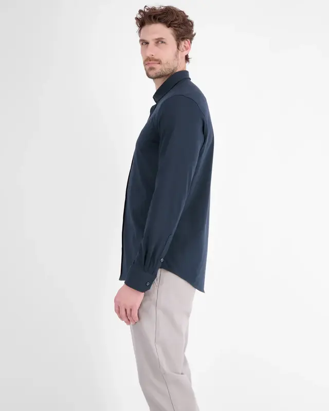 Lerros Cool & Dry Overhemd - Classic Navy