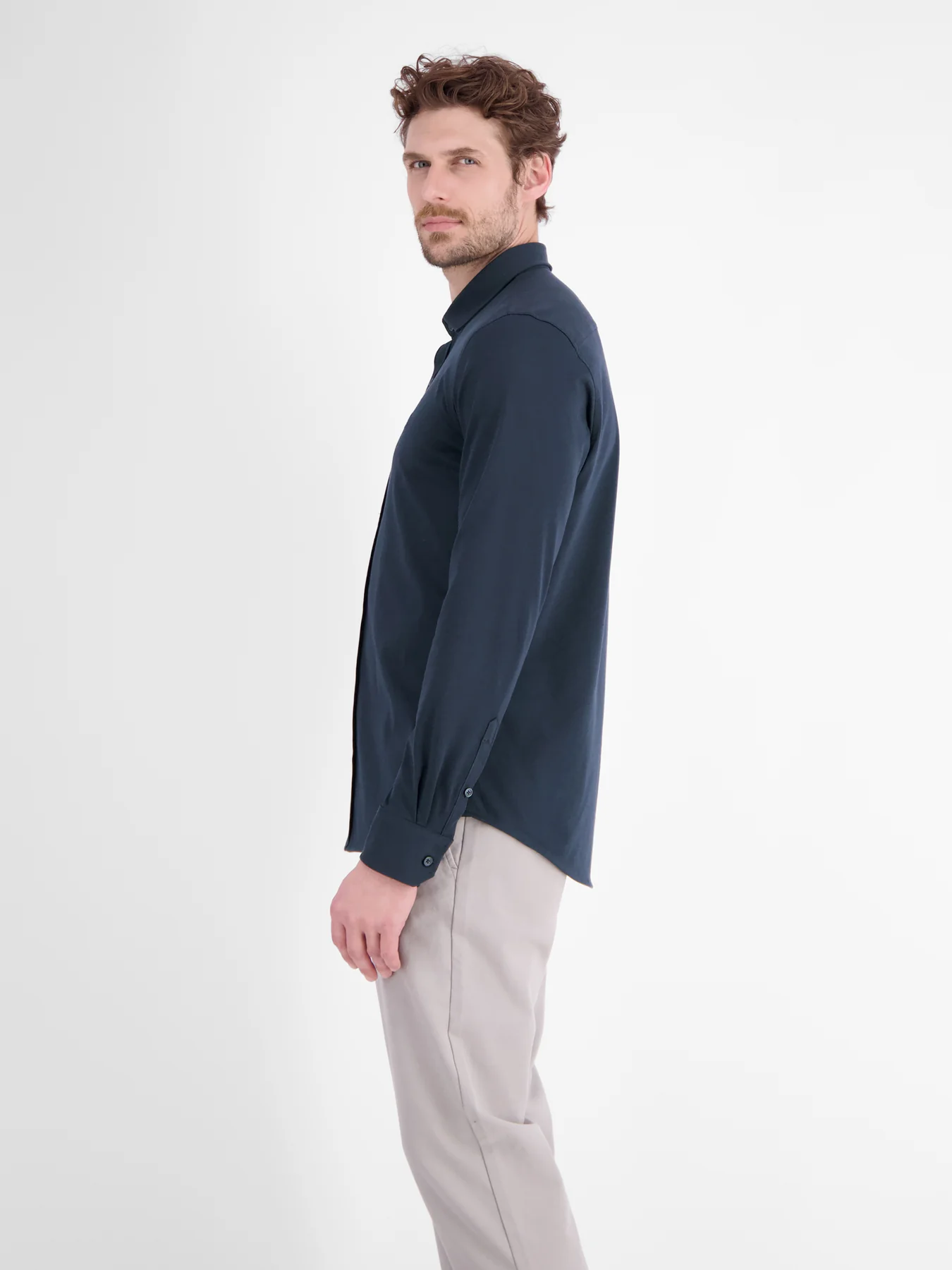Lerros Cool & Dry Hemd - Classic Navy