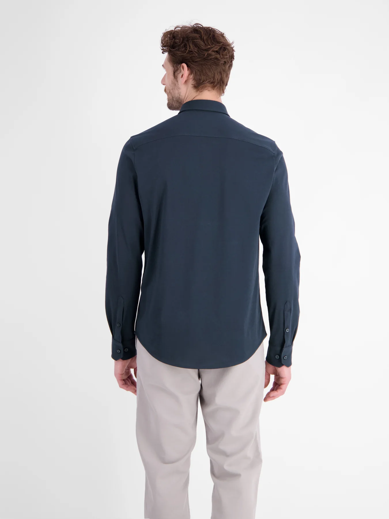 Lerros Cool & Dry Overhemd - Classic Navy