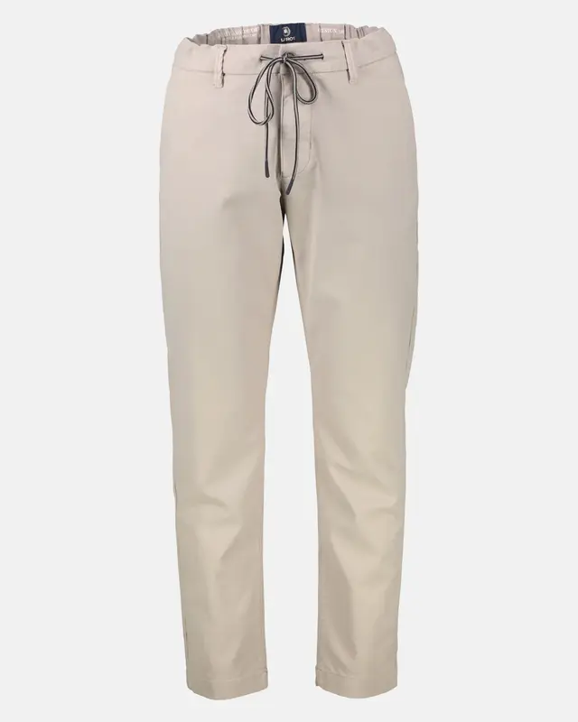 Lerros Loose Chino with Drawstring - Smoke Grey