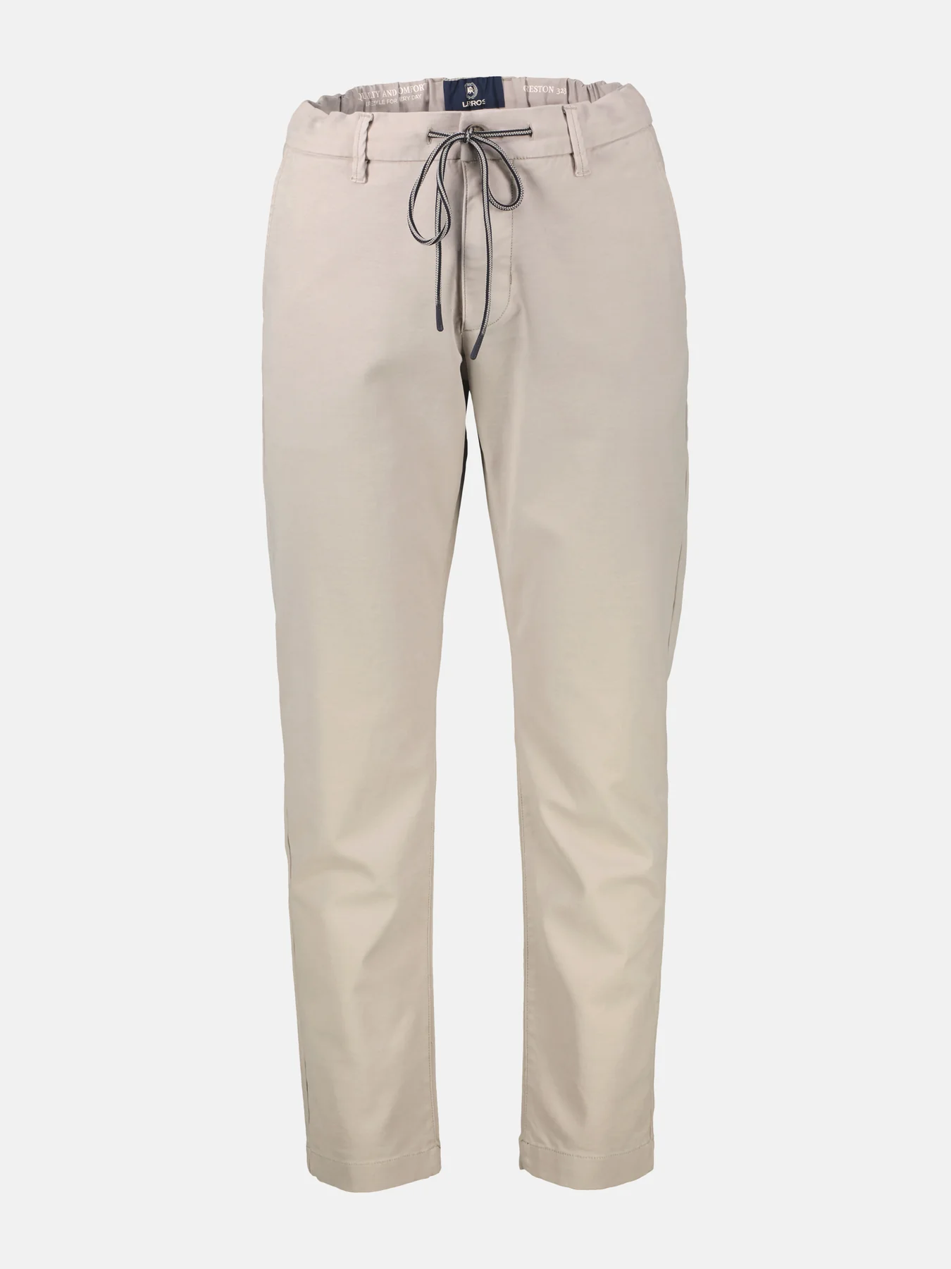 Lerros Loose Chino with Drawstring - Smoke Grey