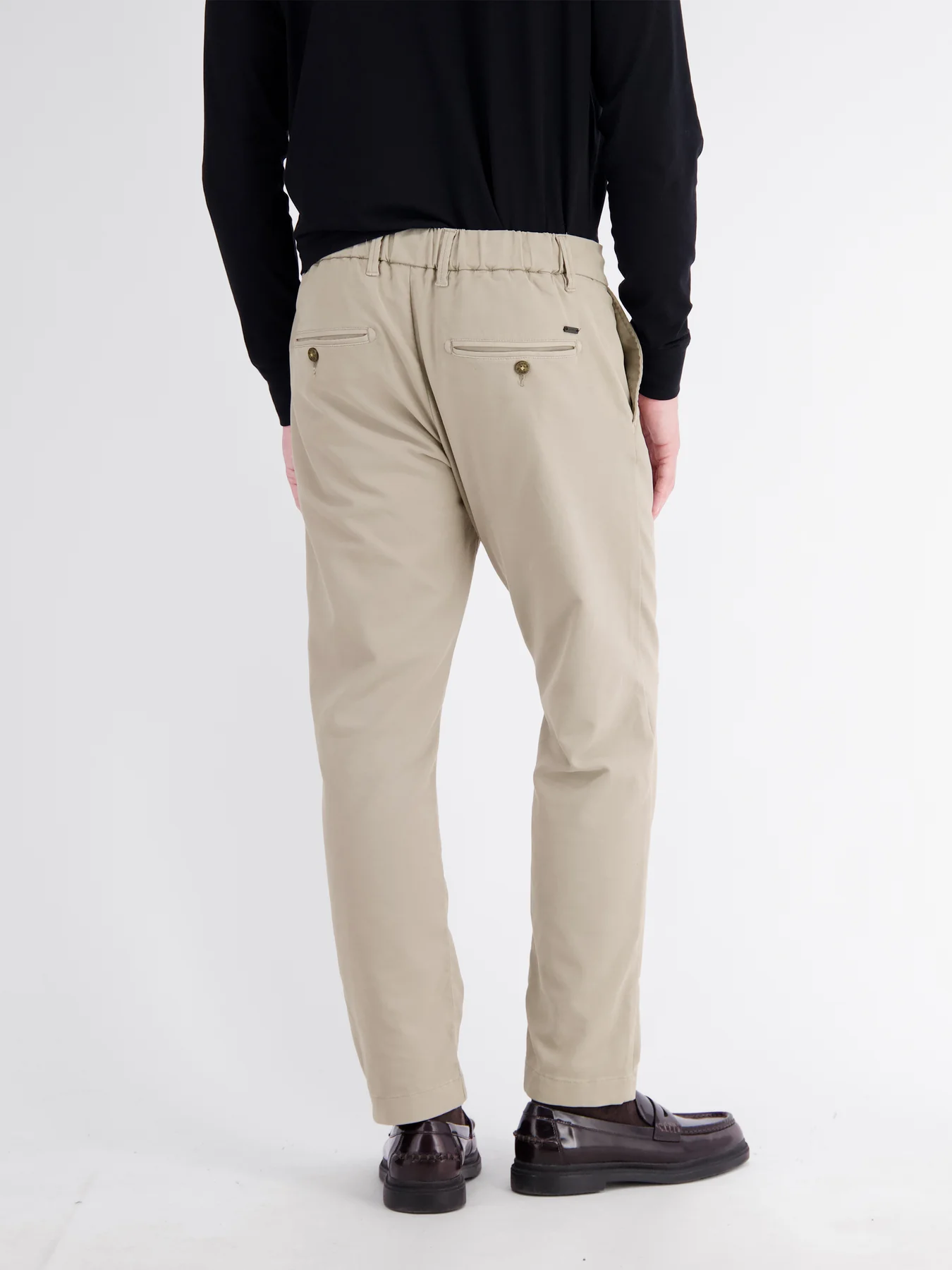 Lerros Loose Chino mit Tunnelzug - Smoke Grey