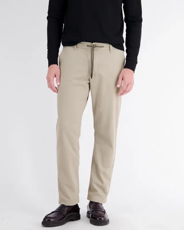Lerros Loose Chino mit Tunnelzug - Smoke Grey
