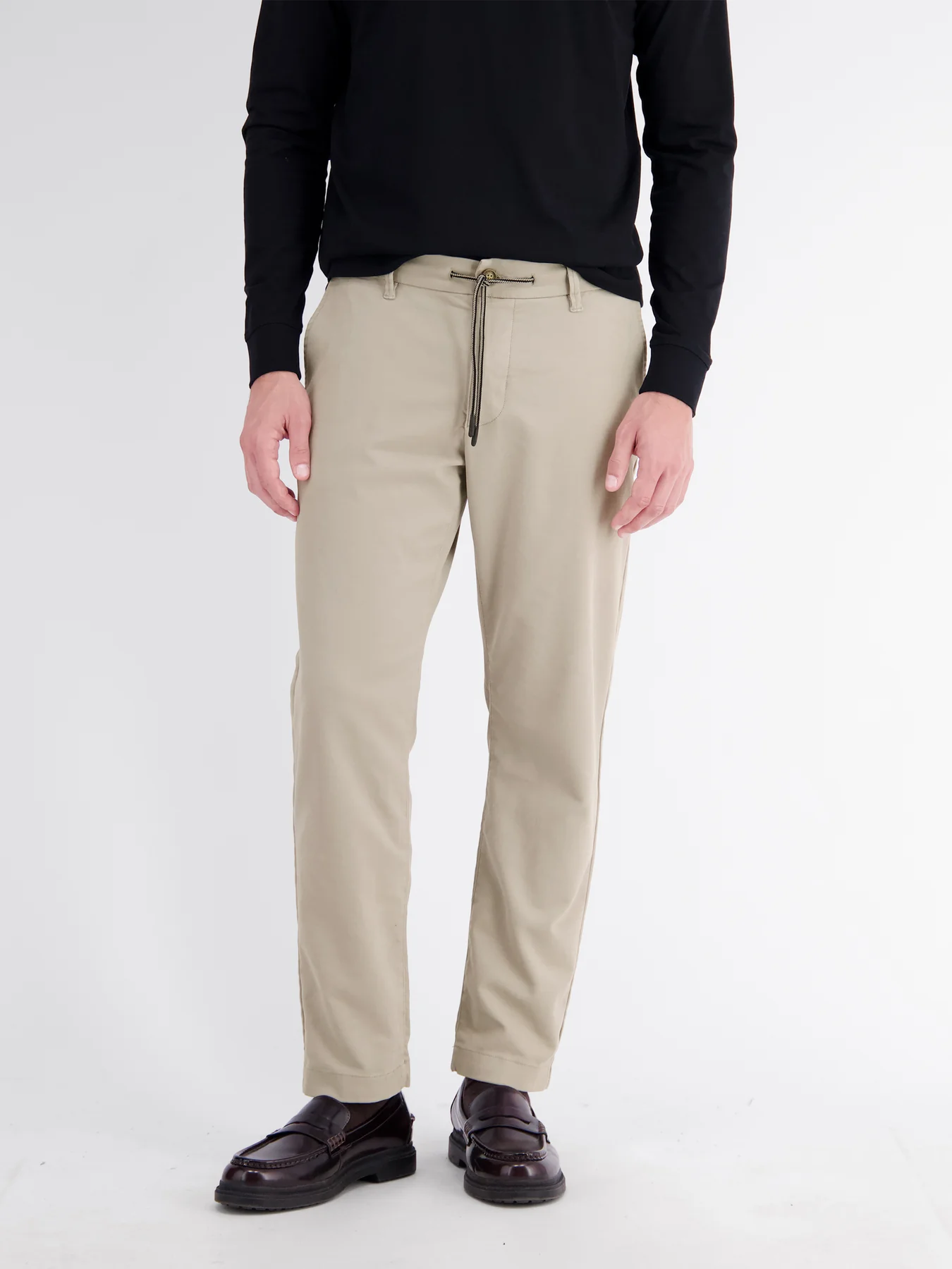 Lerros Loose Chino mit Tunnelzug - Smoke Grey