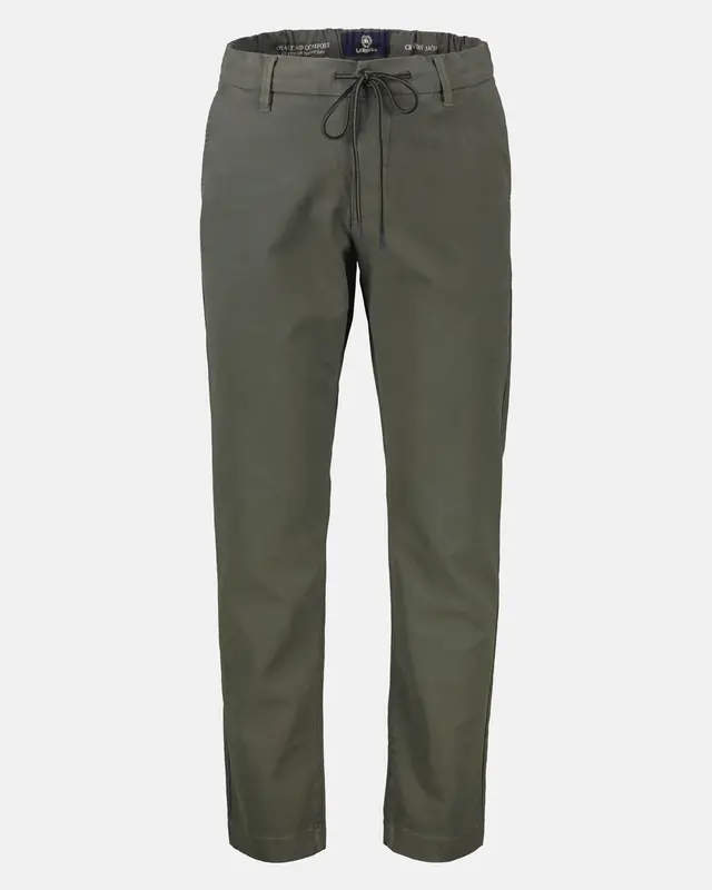 Lerros Loose Chino with Drawstring - Nordic Olive