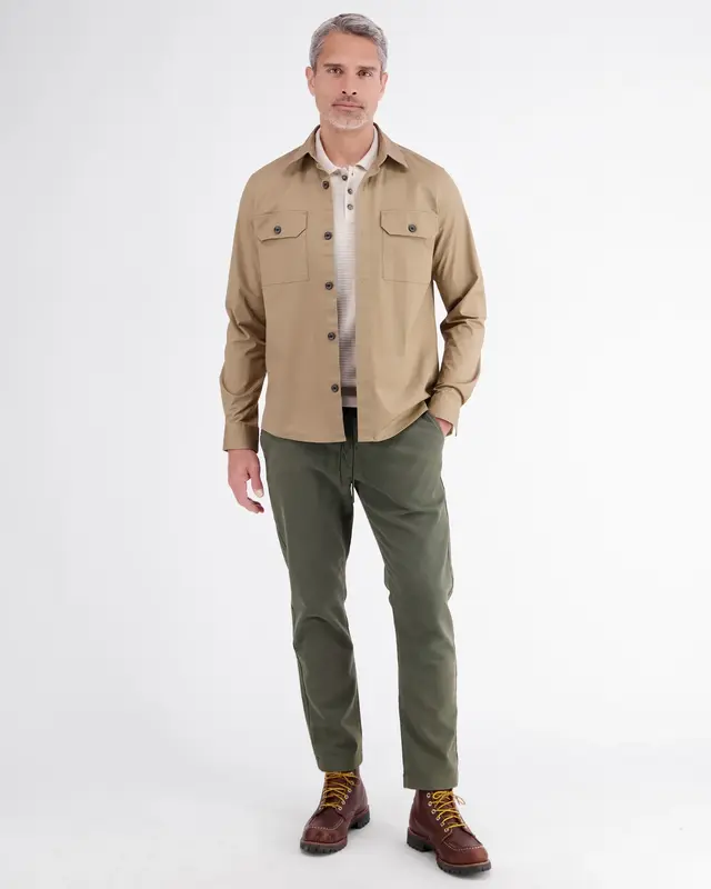 Lerros Loose Chino mit Tunnelzug - Nordic Olive