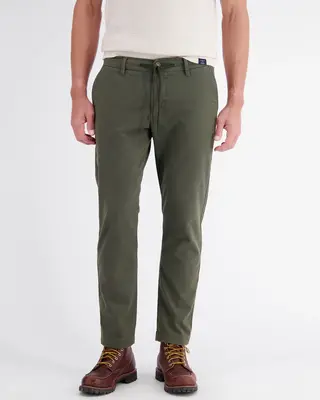 Lerros Losse Chino met Tunnelkoord - Nordic Olive