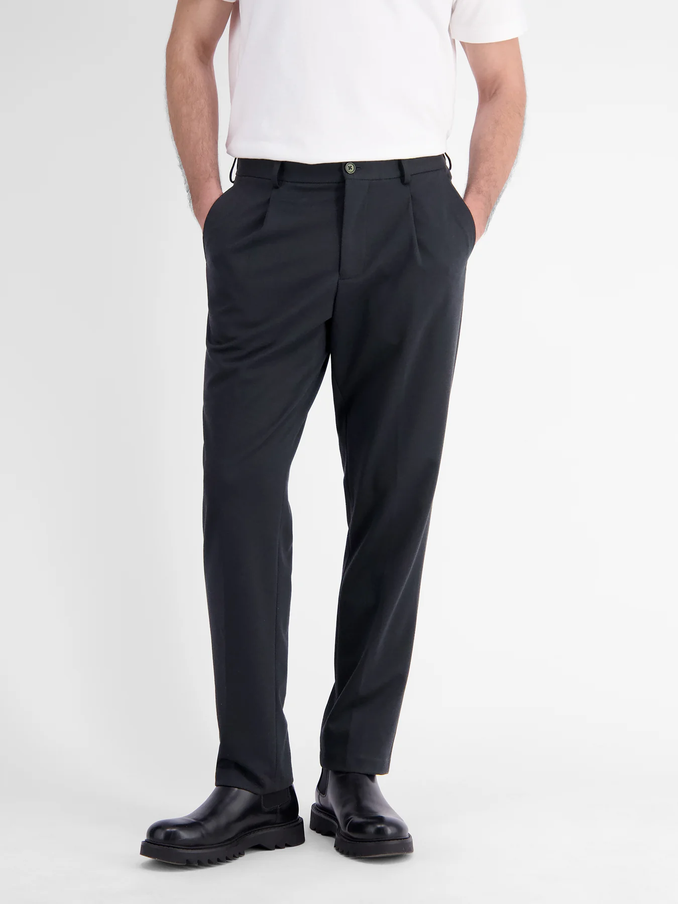 Lerros Chino Jerseymix - Classic Navy