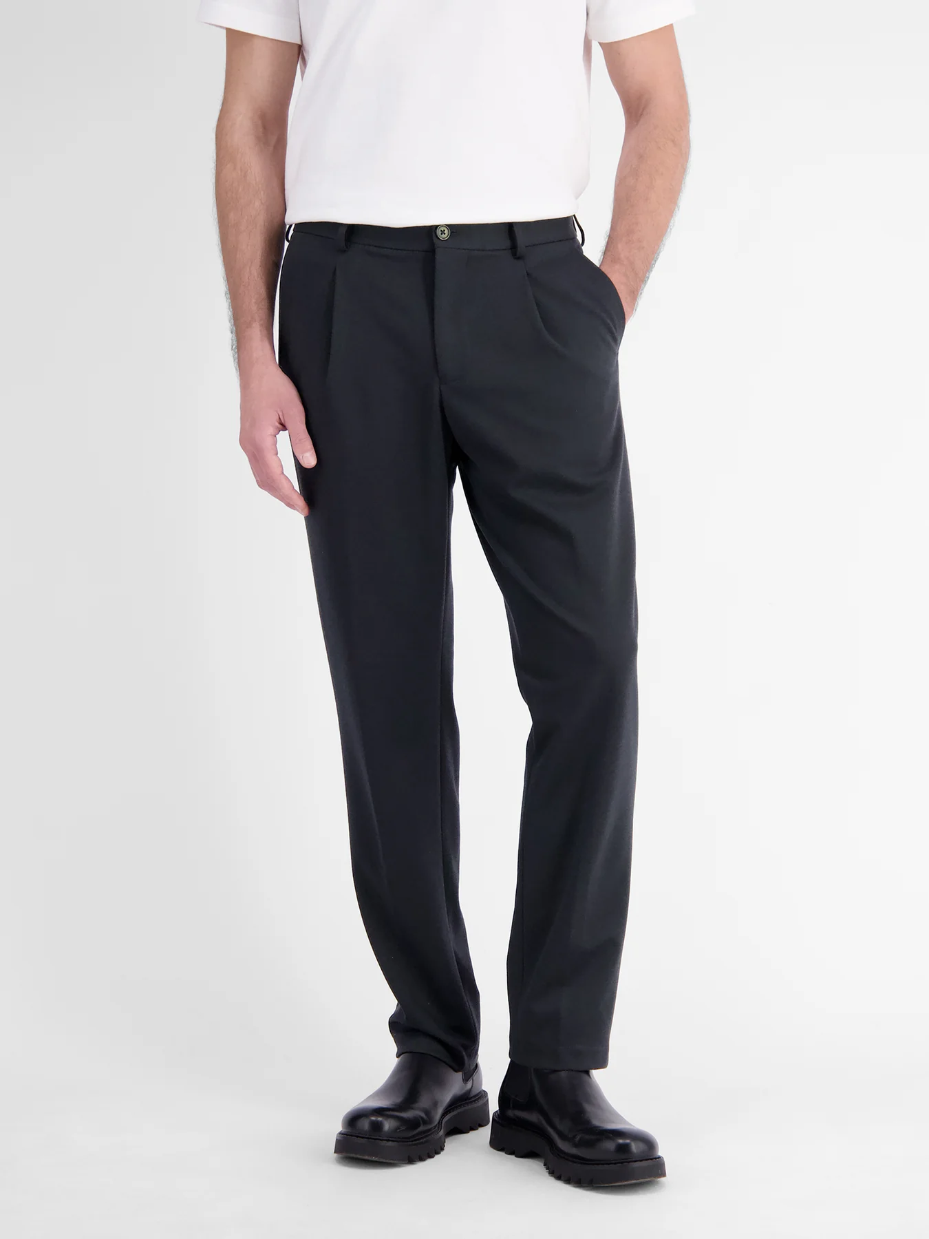 Lerros Chino Jerseymix - Classic Navy