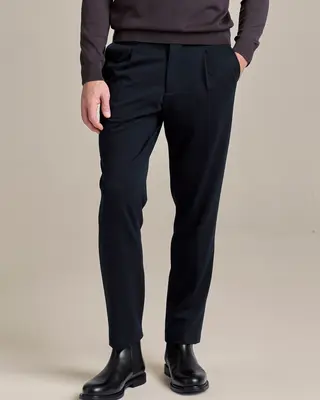 Lerros Chino Jerseymix - Classic Navy