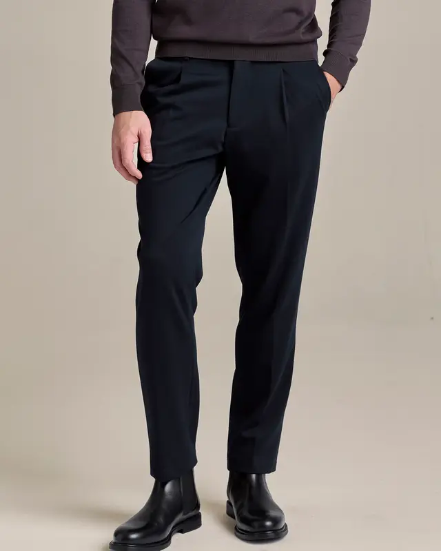 Lerros Chino Jerseymix - Classic Navy