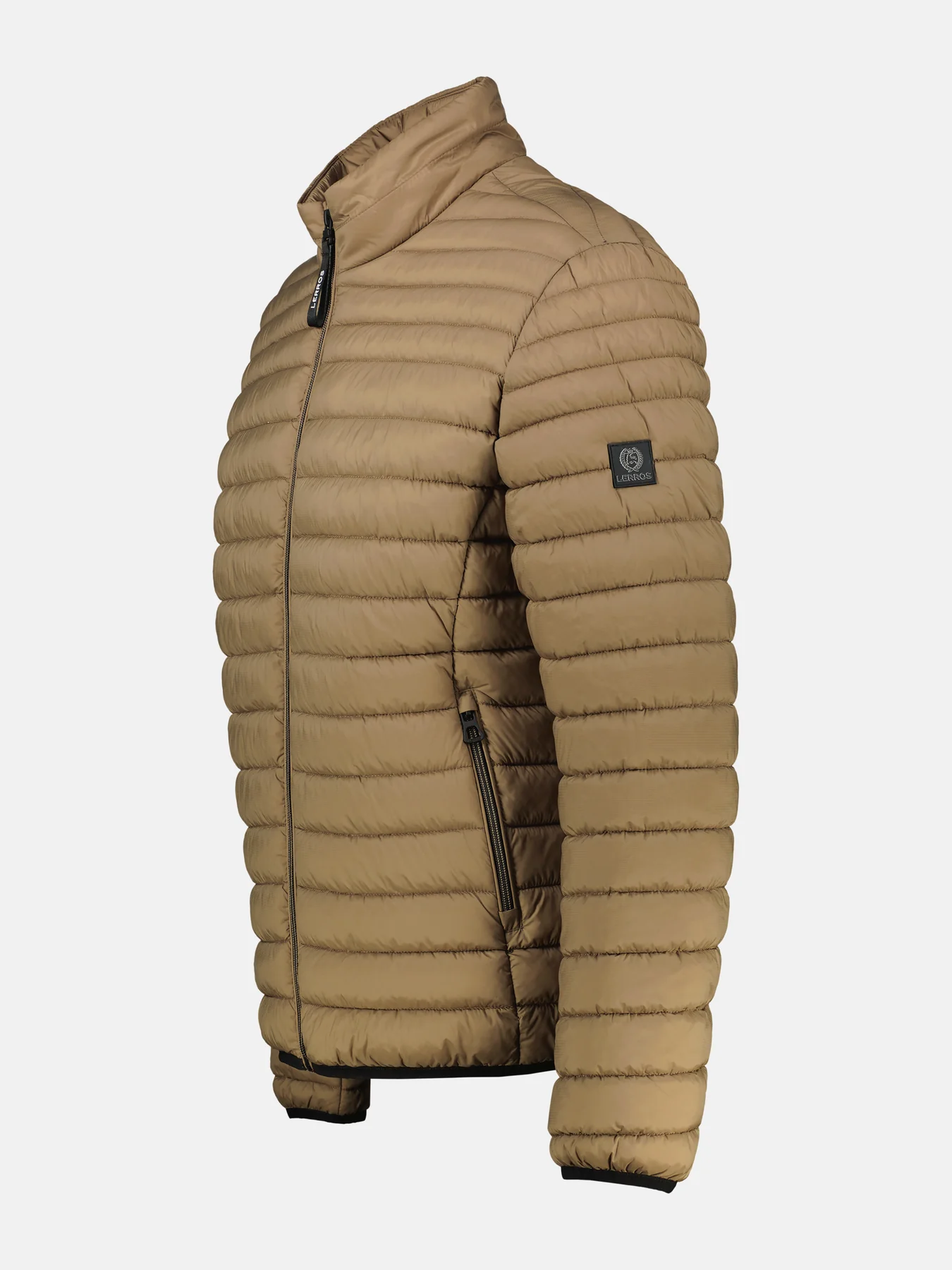 Lerros Quilted Blouson Jacket - Oak Beige