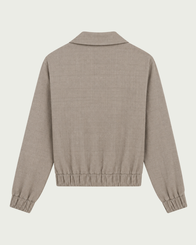 Elvira Collections Bomber Rumi - Cappuccino Check