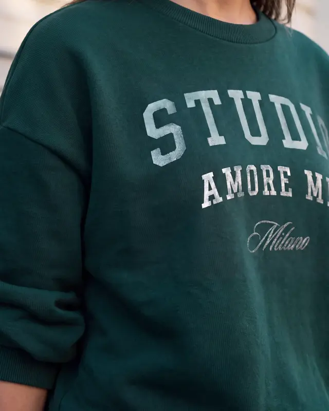 Street One Studio Sweater, Loose Fit - Mossed Green