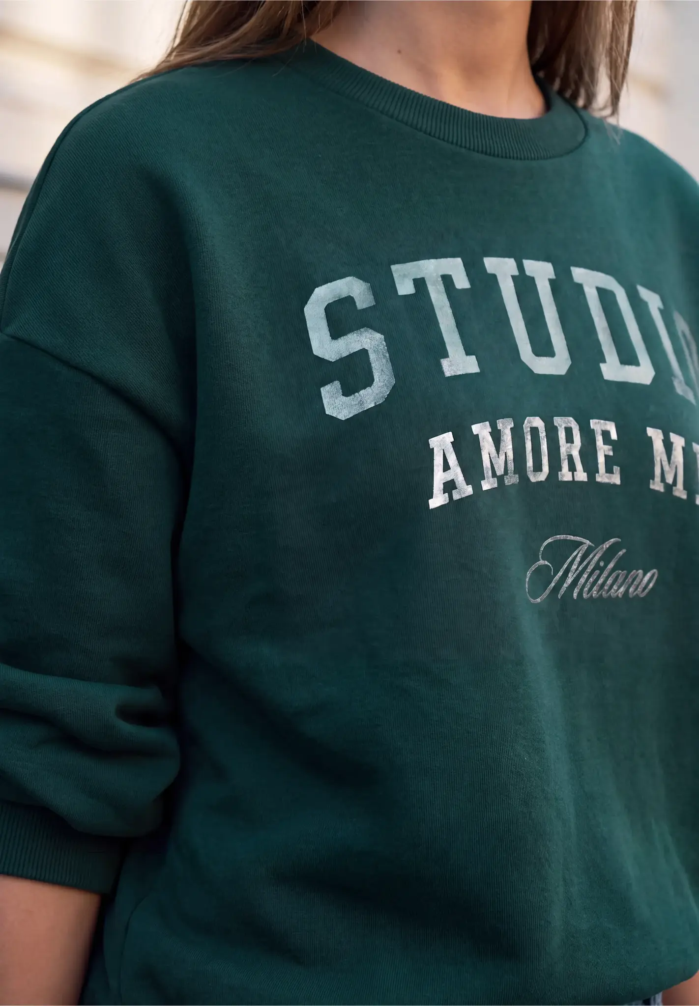 Street One Studio Sweater, Loose Fit - Mossed Green