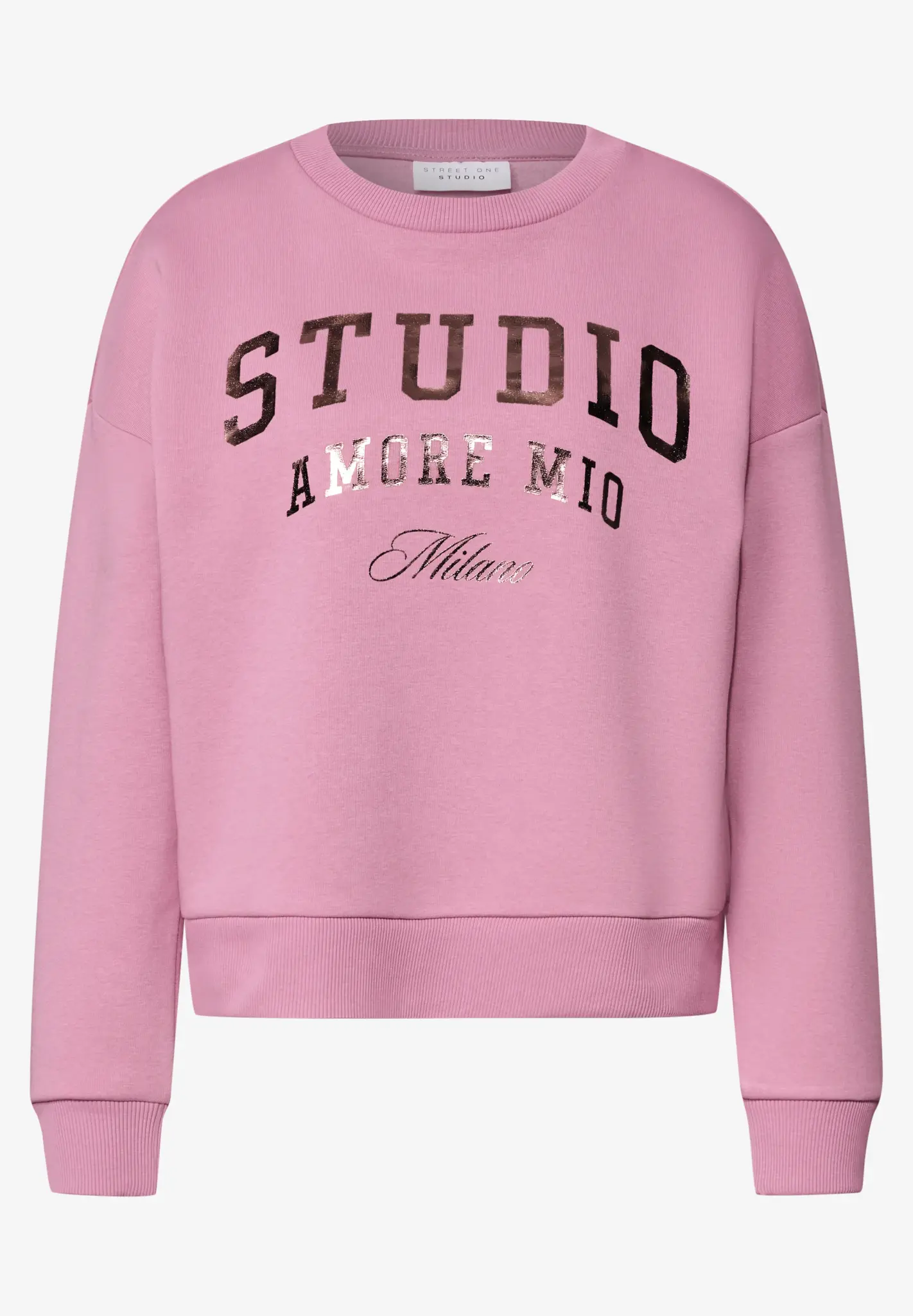 Street One Studio Sweater, Loose Fit - Pearly Rose