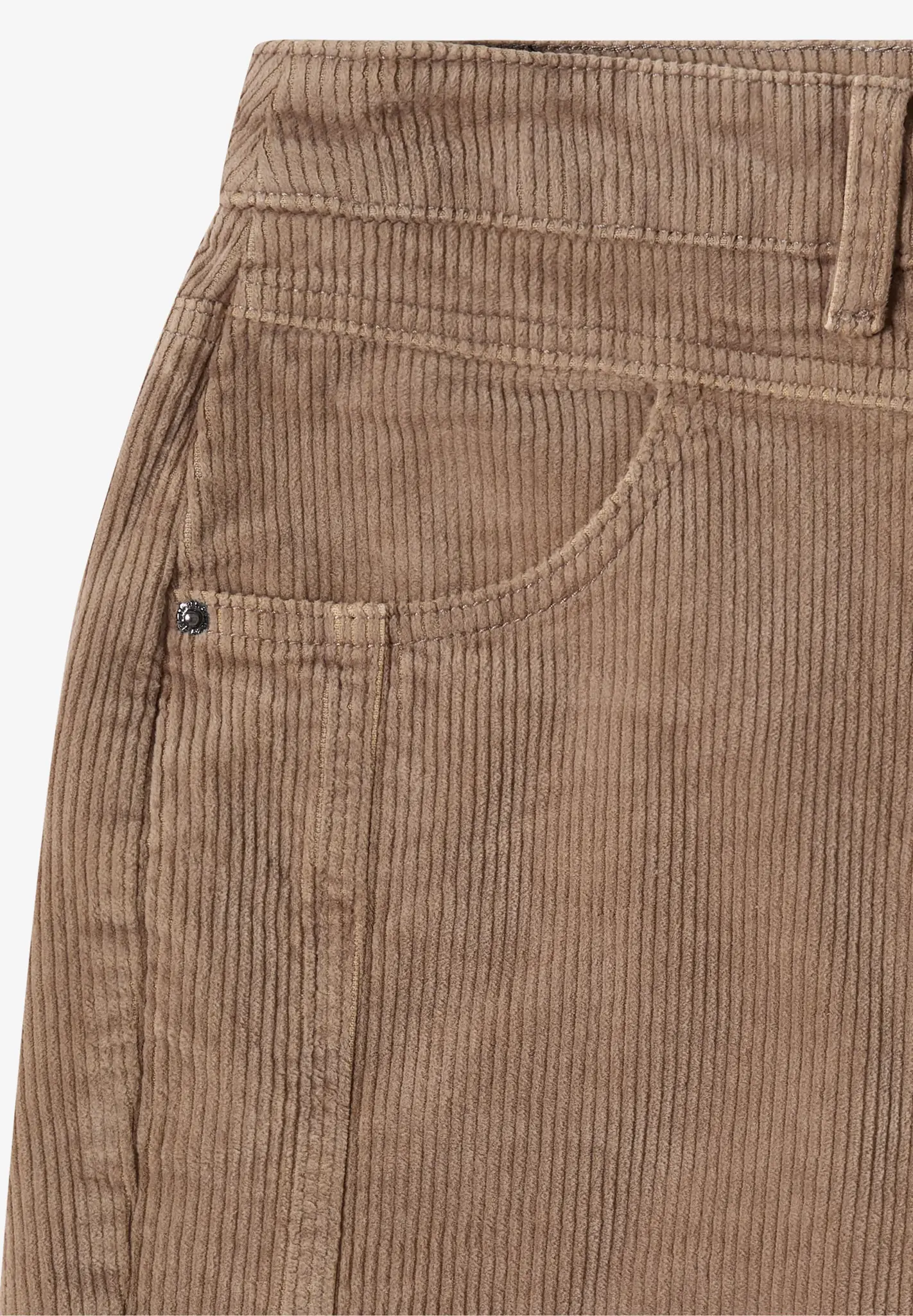 Cecil Barrel Pants Scarlett - Creamy Mocha