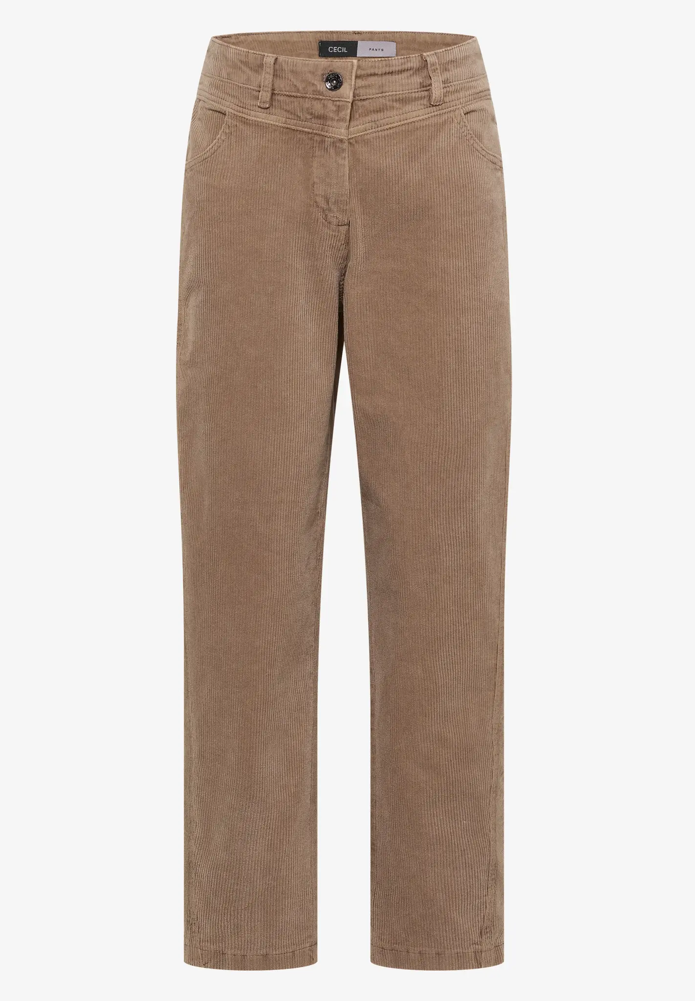Cecil Barrel Broek Scarlett - Creamy Mocha
