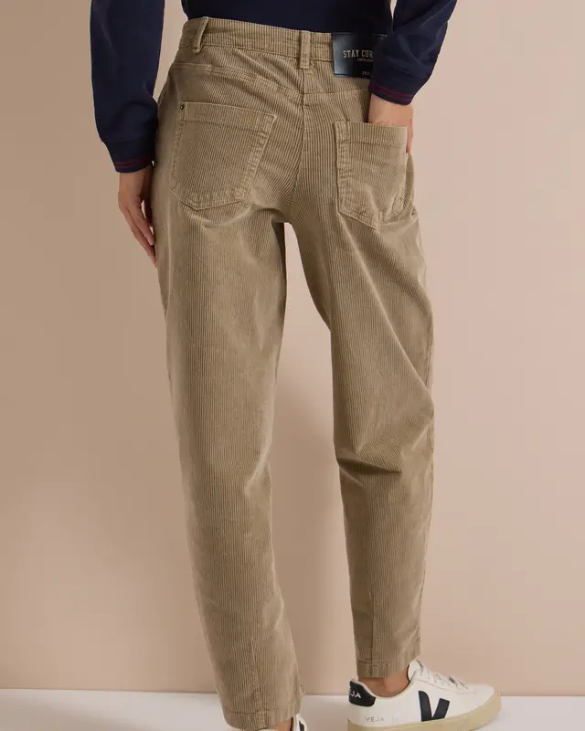 Cecil Barrel Broek Scarlett - Creamy Mocha