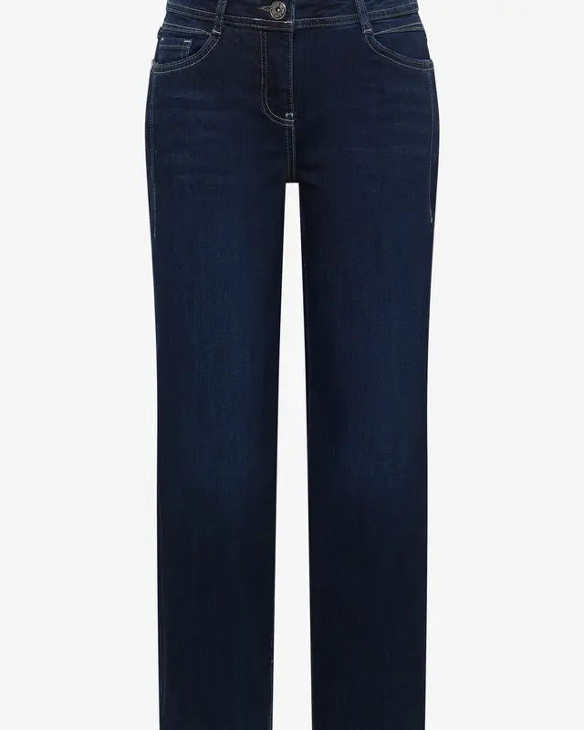 Cecil Barrel Jeans Scarlett - Dark Blue Wash