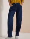 Cecil Barrel Jeans Scarlett - Dark Blue Wash