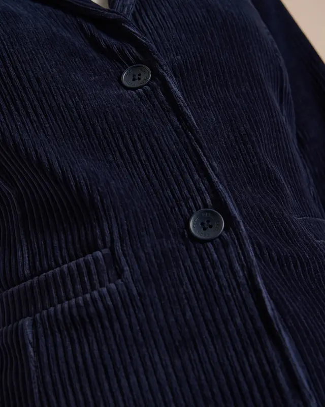 Cecil Jersey Cord Blazer - Urban Dark Blue