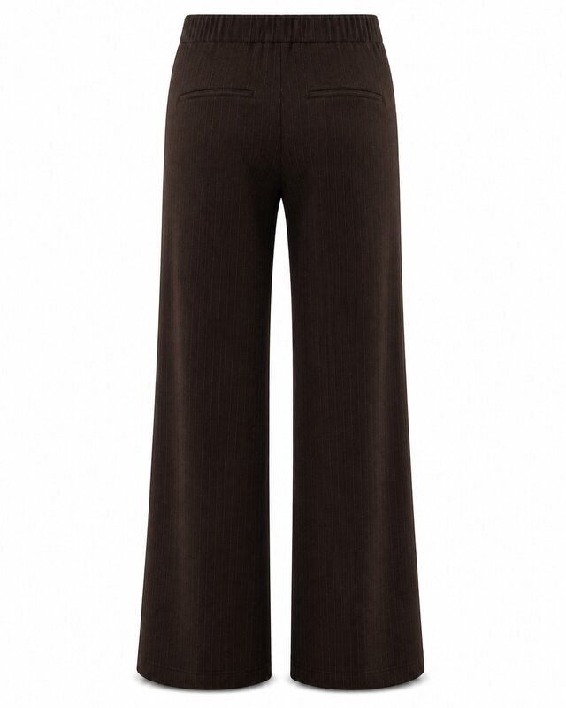 Angels Jeanswear Streep Broek Liz Easy - Dark Chocolate