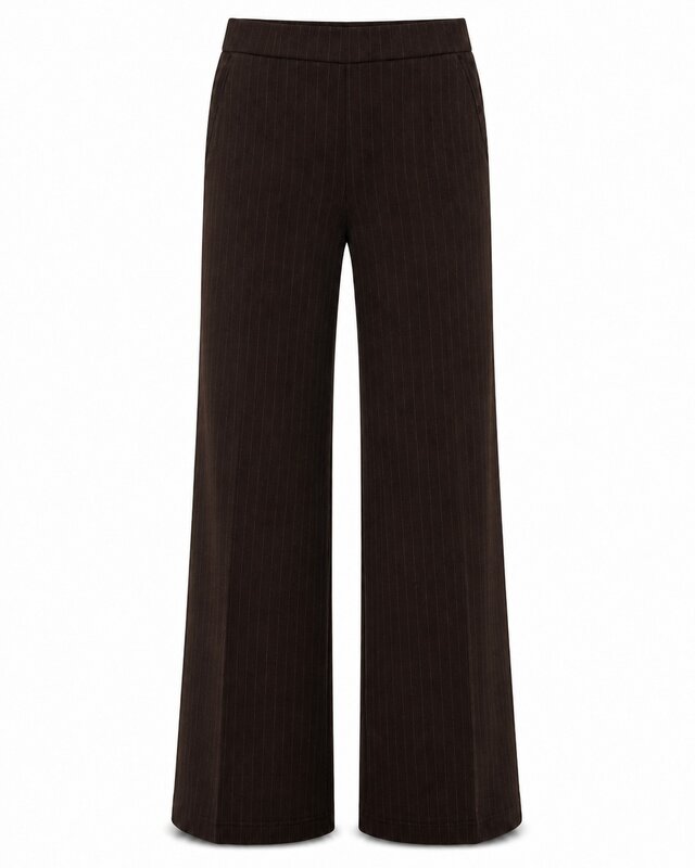 Angels Jeanswear Streifen Hose Liz Easy - Dark Chocolate