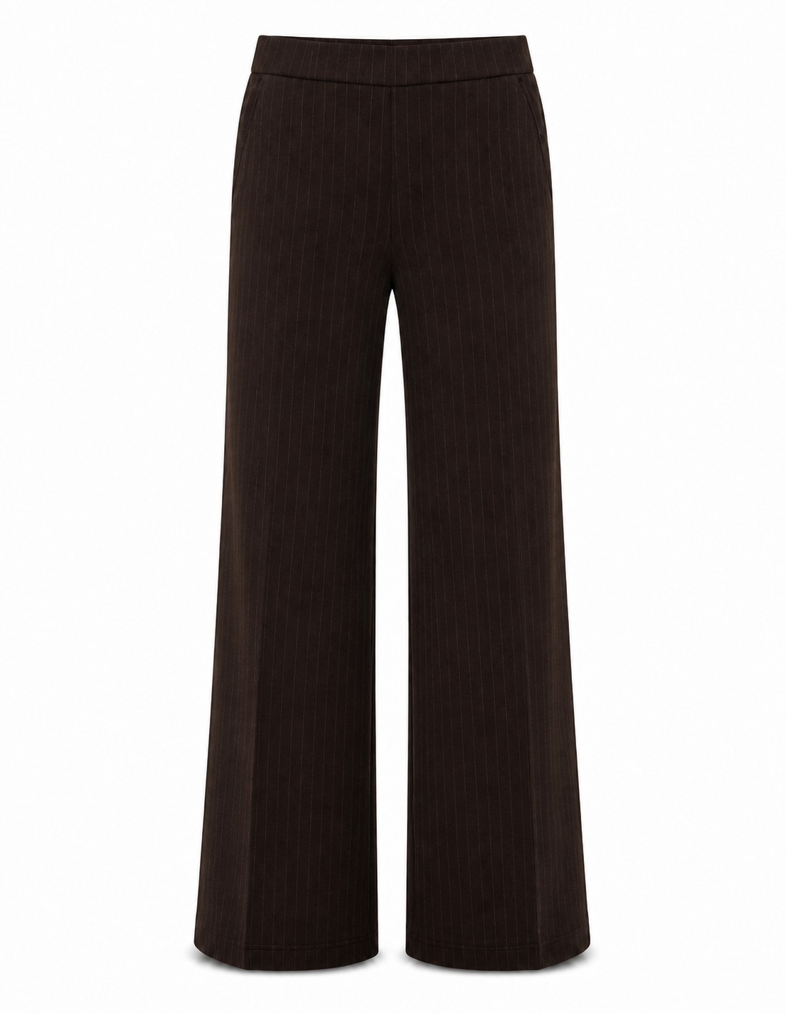 Angels Jeanswear Streep Broek Liz Easy - Dark Chocolate