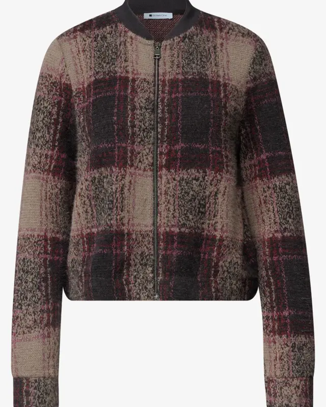 Street One Strick Cardigan - Black Coffee