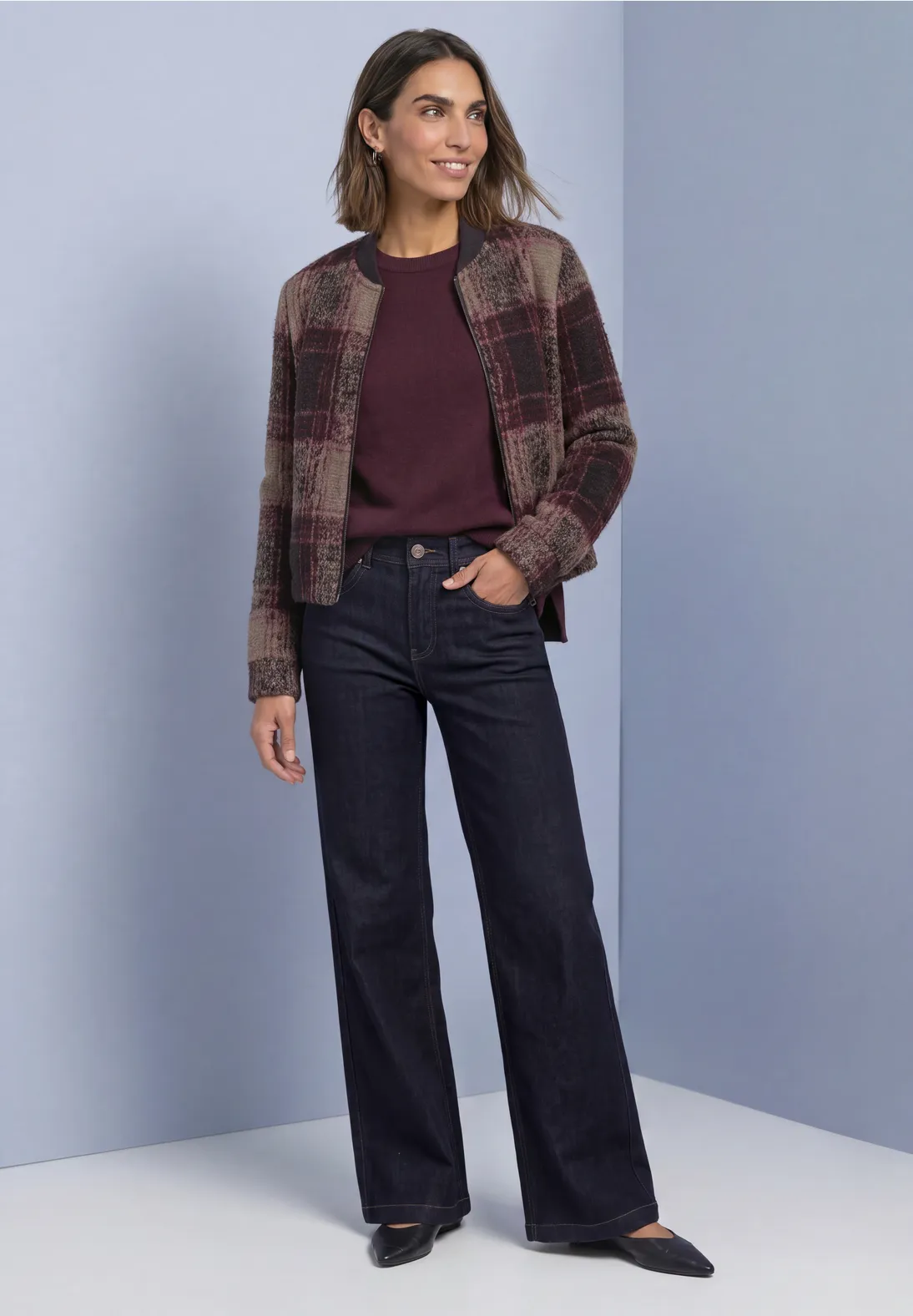 Street One Knit Cardigan - Black Coffee