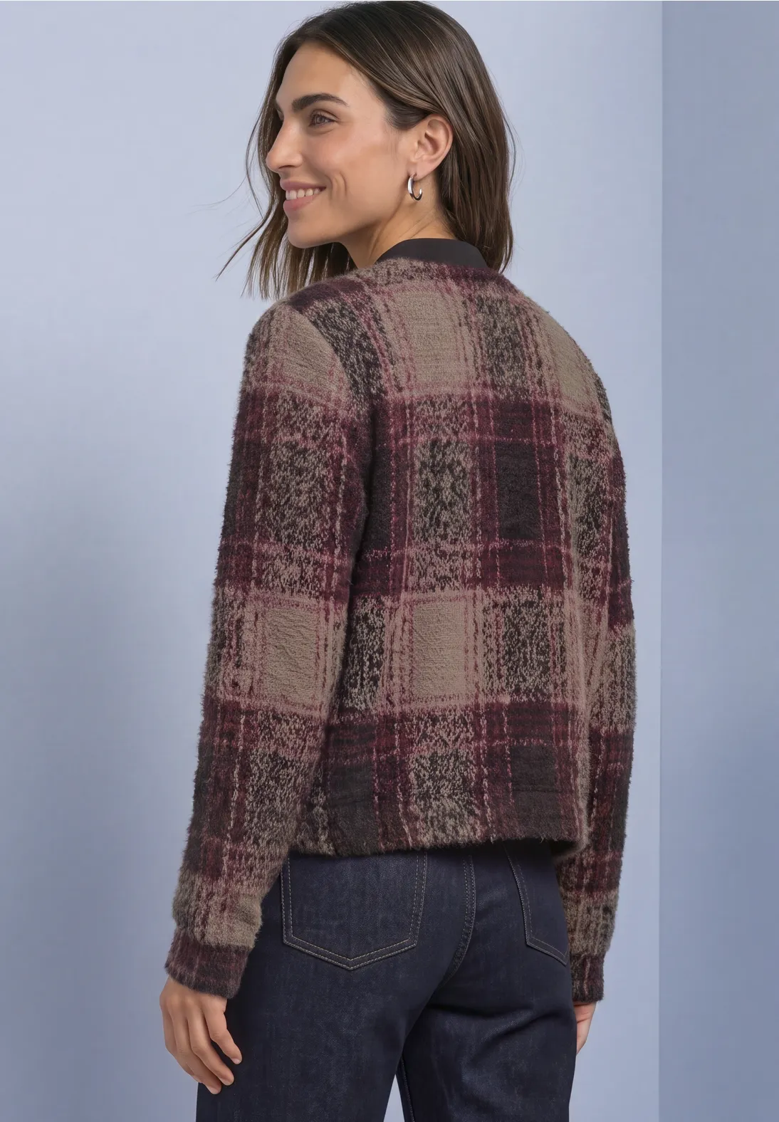 Street One Strick Cardigan - Black Coffee